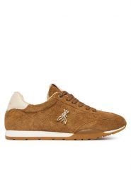 Patrizia Pepe Sneakersy PJ424.04 Brązowy. Brązowe buty sportowe dziewczęce Patrizia Pepe, bez wzorów, ze skóry, bez zapięcia. Za 719.99 zł.