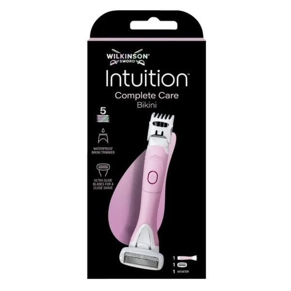 Wilkinson Intuition Complete Care Bikini Golarki i depilatory 1 ct Damski. Bikini damskie Wilkinson, bez wzorów. Za 89.99 zł.