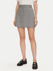Tommy Hilfiger Spódnica trapezowa WW0WW42249 Szary Regular Fit. Szare spódnice damskie Tommy Hilfiger, bez wzorów, z syntetyku, trapezowe. Za 479.99 zł.