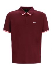 Koszulka polo BOSS Paddy Lux czerwony (50538185-614). Czerwone koszulki polo męskie Boss, xl, bez wzorów, sportowe, bez ramiączek. Za 329.00 zł.
