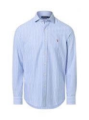 Polo Ralph Lauren Męska koszula casual Mężczyźni Modern Fit Bawełna niebieski w paski, XL. Niebieskie koszule męskie Polo Ralph Lauren, m, z aplikacjami, z bawełny, casualowe, bez kołnierzyka, bez ramiączek. Za 699.95 zł.