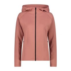 Damska bluza z kapturem zapinana na zamek CMP. Czerwone bluzy damskie CMP, bez wzorów, z kapturem. Za 304.15 zł.