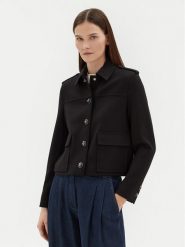 Motivi Kurtka przejściowa Q590Q000718N Czarny Regular Fit. Czarne kurtki damskie Motivi, bez wzorów, z syntetyku, bez kaptura. Za 329.99 zł.