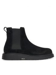 Calvin Klein Sztyblety Combat Ess Chelsea Boot Su YM0YM01372 Czarny. Czarne botki męskie Calvin Klein, bez wzorów, ze skóry, bez zapięcia. Za 589.99 zł.