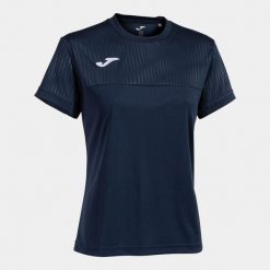 Koszulka tenisowa Joma Montreal. Niebieskie koszulki sportowe damskie Joma, s, bez wzorów, sportowe, bez kołnierzyka. W wyprzedaży za 110.80 zł.