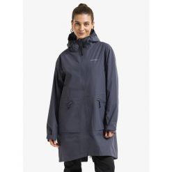 Parka przeciwdeszczowa damska Didriksons Eliana Parka. Niebieskie kurtki damskie Didriksons, bez wzorów, bez kaptura. Za 923.99 zł.