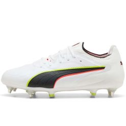 Buty Piłkarskie Puma King 20 Ultimate Mxsg Dorośli. Białe buty sportowe męskie Puma, z gumy, bez zapięcia, do piłki nożnej. Za 940.15 zł.