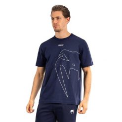 Koszulka męska Venum Giant Connect T-Shirt. Niebieskie buty sportowe męskie VENUM, m, bez wzorów, sportowe, bez kołnierzyka. Za 129.99 zł.