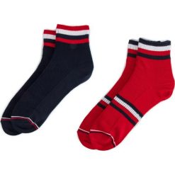 Zestaw 2 par wysokich skarpet unisex TOMMY HILFIGER - 392025001 White / Blue / Red 105. Skarpety damskie marki Tommy Hilfiger. Za 44.99 zł.