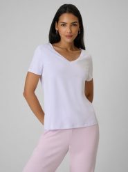 4F Жіночий t-shirt regular з модалом - білий S. T-shirty damskie 4f, s, bez wzorów, bez kołnierzyka. W wyprzedaży za 579.90 zł.