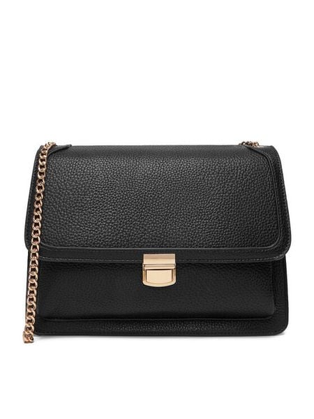 JENNY Torebka C-JEN-L-010-08 Czarny. Czarne torebki do ręki damskie Jenny, bez wzorów, z materiału, bez dodatków. Za 149.99 zł.