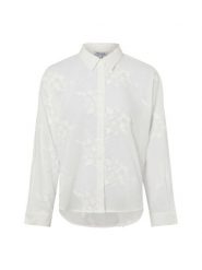 More & More Damska bluzka koszulowa Kobiety biały jednolity, 36. Białe bluzki damskie More & More, bez wzorów, z bawełny, bez kołnierzyka, bez ramiączek. Za 479.95 zł.