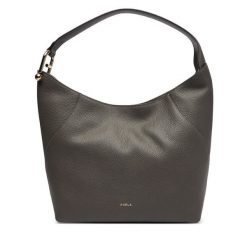 Torebka Furla. Szare torebki do ręki damskie Furla, bez wzorów, klasyczne, bez dodatków. Za 1,739.00 zł.
