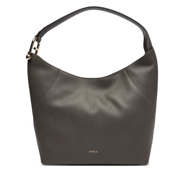 Torebka Furla. Szare torebki do ręki damskie Furla, bez wzorów, klasyczne, bez dodatków. Za 989.99 zł.