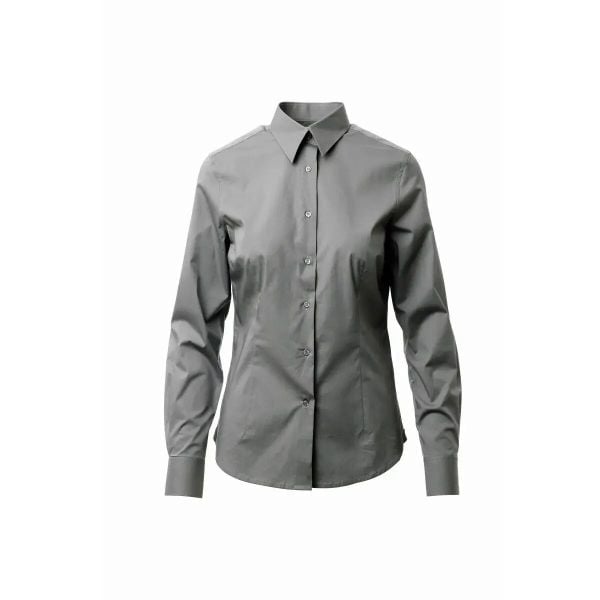 Koszula damska Payper Wear Florentia. Szare koszule damskie PAYPER WEAR, bez wzorów, z bawełny, eleganckie, bez kołnierzyka, bez ramiączek. Za 248.50 zł.