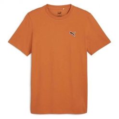 Koszulka sportowa męska Puma Better Essentials Tee. Brązowe koszulki sportowe męskie Puma, m, bez wzorów, z bawełny, bez kołnierzyka, bez ramiączek, na jogę i pilates. Za 168.00 zł.