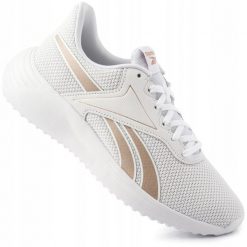 Damskie buty sportowe białe arch support REEBOK LITE 3.0. Białe obuwie sportowe damskie Reebok, z aplikacjami, z materiału, na fitness i siłownię. Za 179.00 zł.