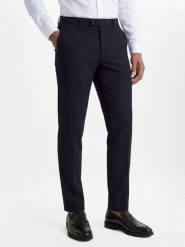 Finshley & Harding spodnie garniturowe Mężczyźni Regular Fit niebieski, 60. Niebieskie eleganckie spodnie męskie Finshley & Harding, m, bez wzorów, z syntetyku. Za 349.95 zł.
