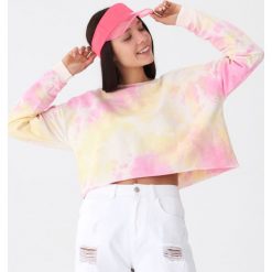 Krótka bluza tie-dye - Wielobarwny. Bluzy damskie marki House. Za 59.99 zł.