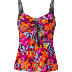 Top plażowy bonprix pomarańczowo-różowy. Topy damskie marki bonprix. Za 89.99 zł.