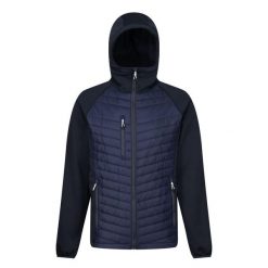 Męska Pikowana Kurtka Hybrydowa Navigate. Niebieskie kurtki sportowe męskie Regatta, m, bez wzorów, z puchu, trekkingowe. Za 178.99 zł.