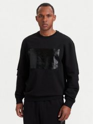 EA7 Emporio Armani Bluza 7M002108 AF27201 UC001 Czarny Relaxed Fit. Czarne bluzy męskie EA7 Emporio Armani, m, bez wzorów, z bawełny, bez kaptura. Za 644.99 zł.