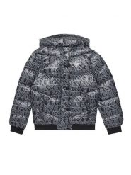 Guess Kurtka zimowa J5YL02 WEGY0 Szary Regular Fit. Szare buty zimowe dziewczęce Guess, z aplikacjami, z syntetyku, bez zapięcia. Za 279.99 zł.