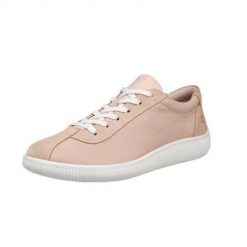 Buty do chodzenia damskie Ecco Sneaker Soft Zero Leder. Czerwone obuwie sportowe damskie ecco, bez wzorów, z materiału, trekkingowe. Za 618.00 zł.