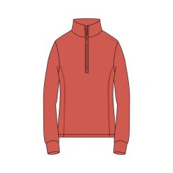 Golf damska turystyczne CMP 3G27836. Czerwone swetry damskie CMP, l, bez wzorów, sportowe, bez kołnierzyka, bez ramiączek, bez kaptura. Za 119.99 zł.