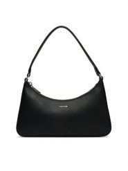 Calvin Klein Torebka Ck Must Small Shoulder Bag LV04F3096G Czarny. Czarne torebki do ręki damskie Calvin Klein, bez wzorów, ze skóry, bez dodatków. Za 319.99 zł.
