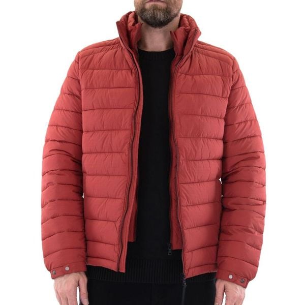 Kurtka puchowa Superdry dla mężczyzn. Brązowe kurtki męskie Superdry., na zimę, m, bez wzorów, z materiału, klasyczne, bez kaptura. Za 487.55 zł.