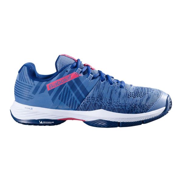 Babolat Sensa Women 31f24757 Women's Blue. Niebieskie obuwie sportowe damskie BABOLAT, bez wzorów. W wyprzedaży za 458.55 zł.