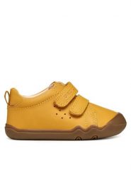 Geox Sneakersy B Steppieup B465WA 00085 C2112 Żółty. Żółte buty sportowe chłopięce Geox, bez wzorów, ze skóry, bez zapięcia. Za 169.99 zł.