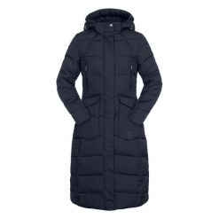 Damski płaszcz jeździecki ELT Saphira Advanced thermique. Niebieskie płaszcze damskie ELT, l, z aplikacjami, z materiału, eleganckie, długie, bez kaptura. Za 813.65 zł.