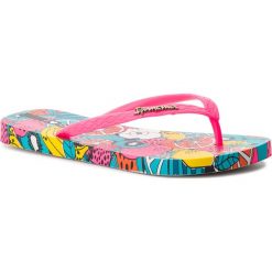 Japonki IPANEMA - Summer II Fem 82684 White/Pink 20755. Czerwone klapki damskie Ipanema, bez wzorów, z materiału, bez obcasa, bez zapięcia. W wyprzedaży za 69.00 zł.