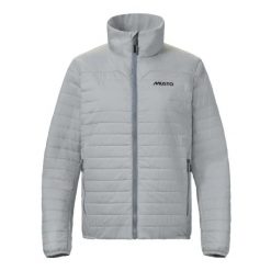 Kurtka izolacyjna dla kobiet Musto Solent Pl. Szare kurtki sportowe damskie Musto, bez wzorów, bez kaptura, żeglarskie. Za 821.00 zł.