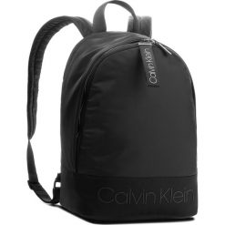 Plecak CALVIN KLEIN - Shadow Round Backpac K50K503905 001. Czarne plecaki damskie Calvin Klein, z materiału, sportowe. Za 449.00 zł.