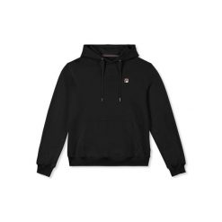 Bluza z kapturem Fila Biella Regular. Czarne bluzy męskie Fila, m, bez wzorów, z kapturem. Za 371.45 zł.