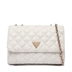 Torebka Guess. Białe torebki do ręki damskie Guess, z aplikacjami, klasyczne, bez dodatków. Za 589.99 zł.