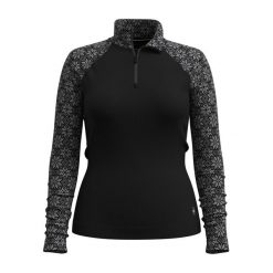 Bluza damska Smartwool Classic Thermal Merino Base Layer 1/4 Zip Boxed. Szare bluzy damskie Smartwool, na zimę, s, bez wzorów, bez kaptura. Za 459.99 zł.