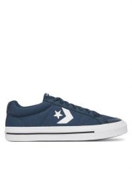Converse Tenisówki Sport Casual A12528C Granatowy. Niebieskie trampki i tenisówki damskie Converse, bez wzorów, z materiału, casualowe, bez zapięcia. Za 179.99 zł.