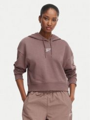 Reebok Bluza Ilona RK25712CCW Brązowy jasny Regular Fit. Brązowe bluzy damskie Reebok, m, bez wzorów, z syntetyku, bez kaptura. Za 199.99 zł.