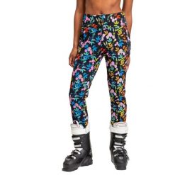 Spodnie narciarskie damskie Roxy Rowley 15K. Czarne spodnie sportowe damskie Roxy, bez wzorów, z elastanu, narciarskie. Za 675.05 zł.