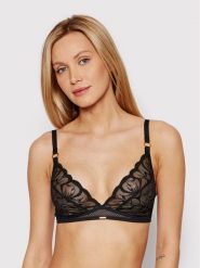 Chantelle Biustonosz braletka Fleurs C12M80 Czarny. Czarne biustonosze Chantelle, bez wzorów, z syntetyku. Za 369.99 zł.