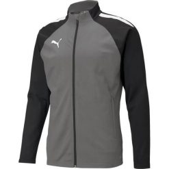 Kurtka treningowa Puma Team Liga. Czarne kurtki męskie Puma, l, bez wzorów, z materiału, z kapturem. Za 277.17 zł.