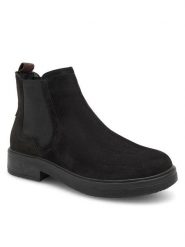 Lasocki Botki VIVIEN ARC-VIVIEN-08 Czarny. Czarne botki damskie Lasocki, z materiału, bez obcasa, na płaskiej podeszwie, bez zapięcia. Za 249.99 zł.