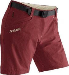 Damskie spodenki turystyczne Maier Sports Lulaka. Czerwone szorty damskie Maier Sports, s, bez wzorów, z materiału. Za 340.90 zł.
