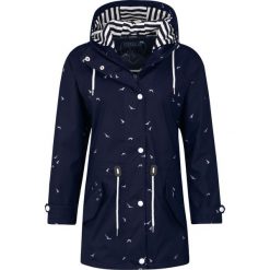 Płaszcz damski Pro-X Elements Marly. Niebieskie płaszcze damskie PRO-X ELEMENTS, bez wzorów, z materiału, długie, z kapturem. Za 451.50 zł.