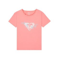 Koszulka z krótkim rękawem dla Dziewczynki LILYREGULAR NIGHT Różowy. Czerwone bluzki dla dziewczynek Roxy, bez wzorów, z bawełny, bez kołnierzyka, bez ramiączek. Za 74.99 zł.