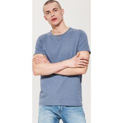Gładki t-shirt - Niebieski. Niebieskie t-shirty damskie House. Za 35.99 zł.